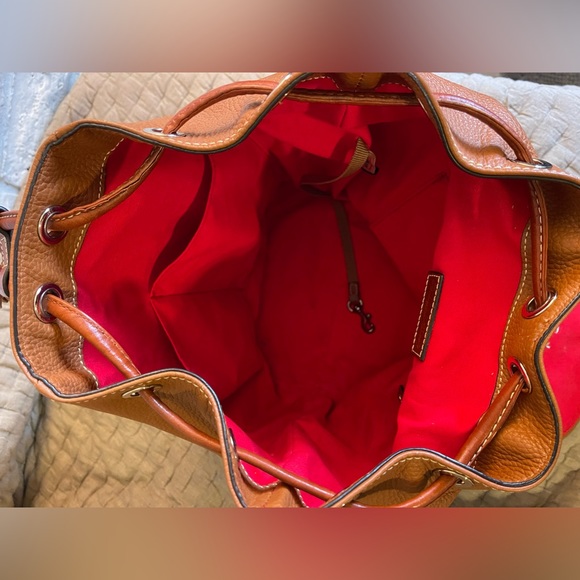 Dooney & Bourke Large Murphy Backpack Pebbled Caramel - Picture 3 of 6